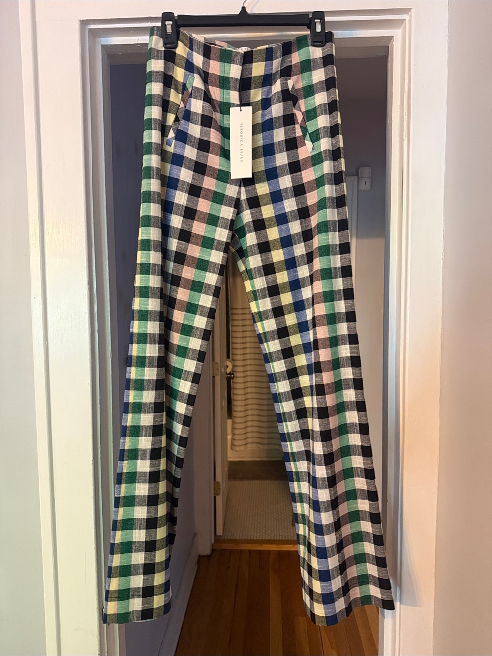 Veronica Beard Jude Plaid Pants